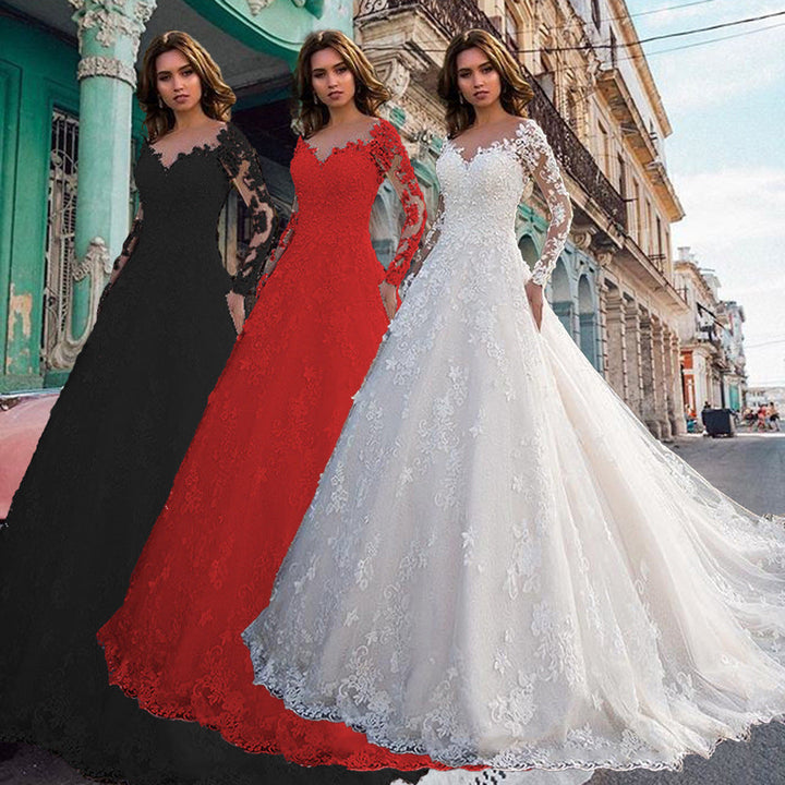 Mune | Elegant White Bridal Wedding Dress