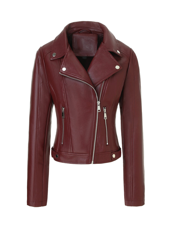 Women's Biker Jacket Mune Fashion