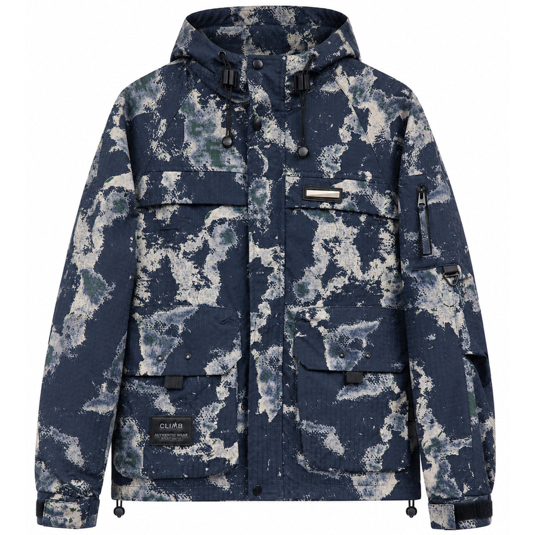 Men's Functional Outdoor Jacket with High Collar Mune Fashion