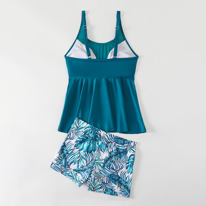 Women's Tankini with fashionable cut and playful ruffle Mune Fashion