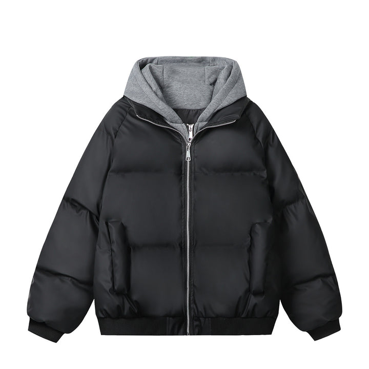 Women's Fashion Quilted Jacket with Removable Hood Mune Fashion
