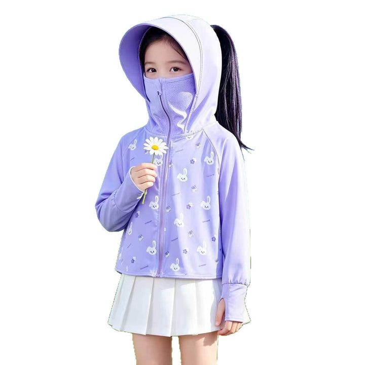 Girls multifunctional sun jacket with hood Mune Fashion