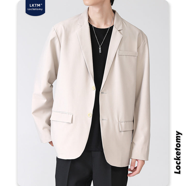 Men's blazer in relaxed fit with two-button closure and flap pockets Mune Fashion