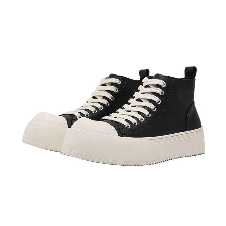 Women's High Platform Sneakers with Modern Design and Sturdy Profile Mune Fashion