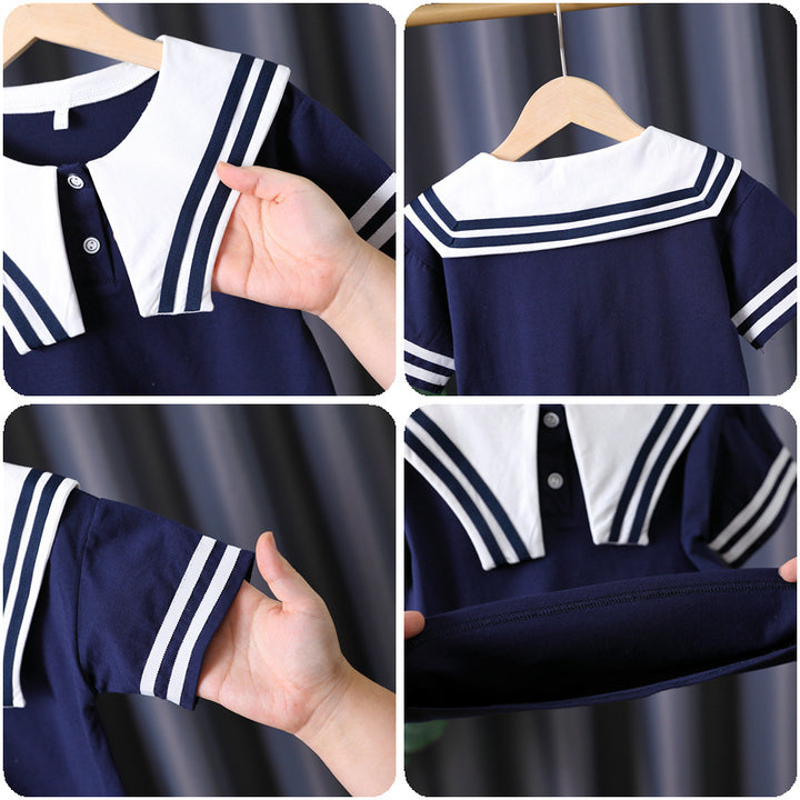 Girl Sailor T-Shirt Mune Fashion