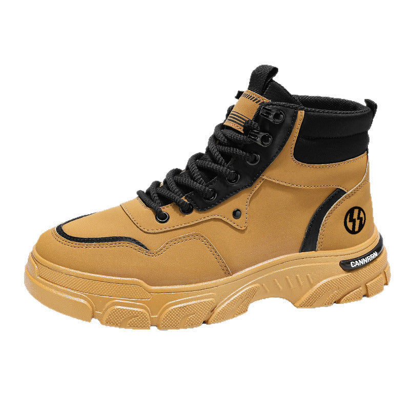 Women's trendy high-top sneakers with non-slip sole and breathable construction Mune Fashion