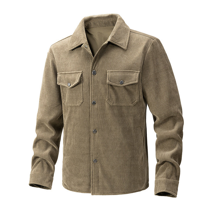 Men's utility jacket made of cord Mune Fashion