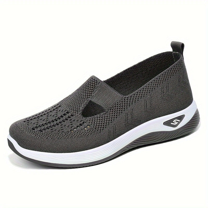 Women Breathable Slip-On Sneakers with Elastic Design Mune Fashion