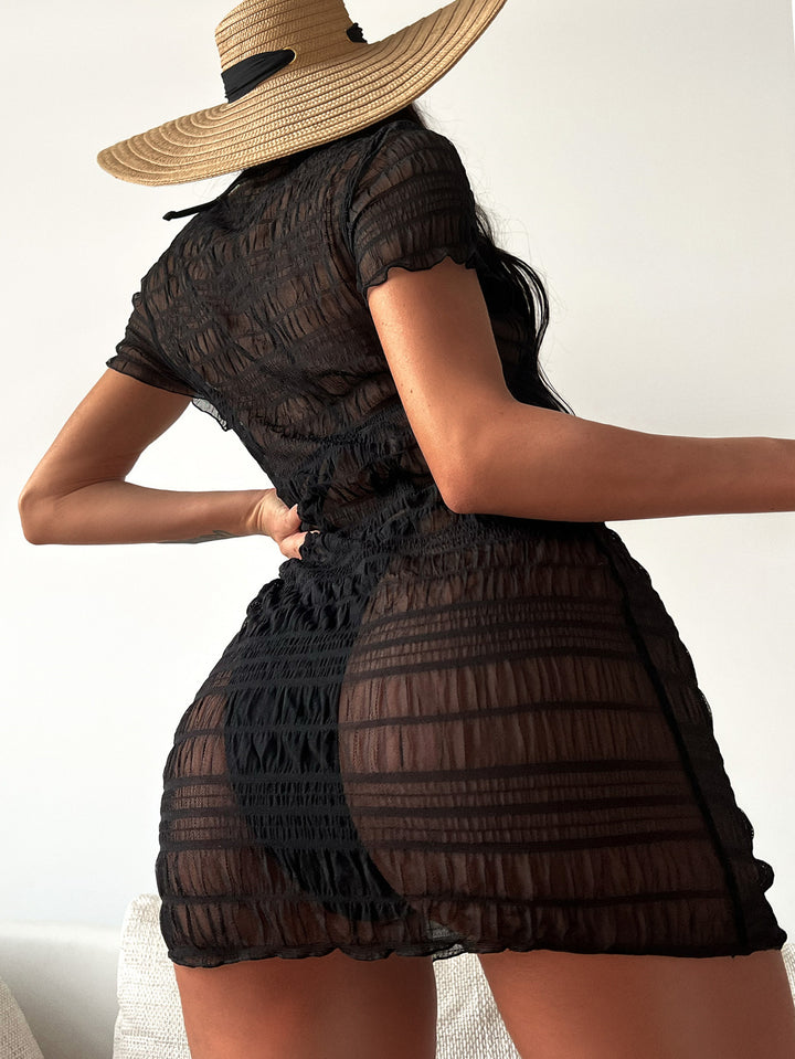Women sheer summer dress Mune Fashion