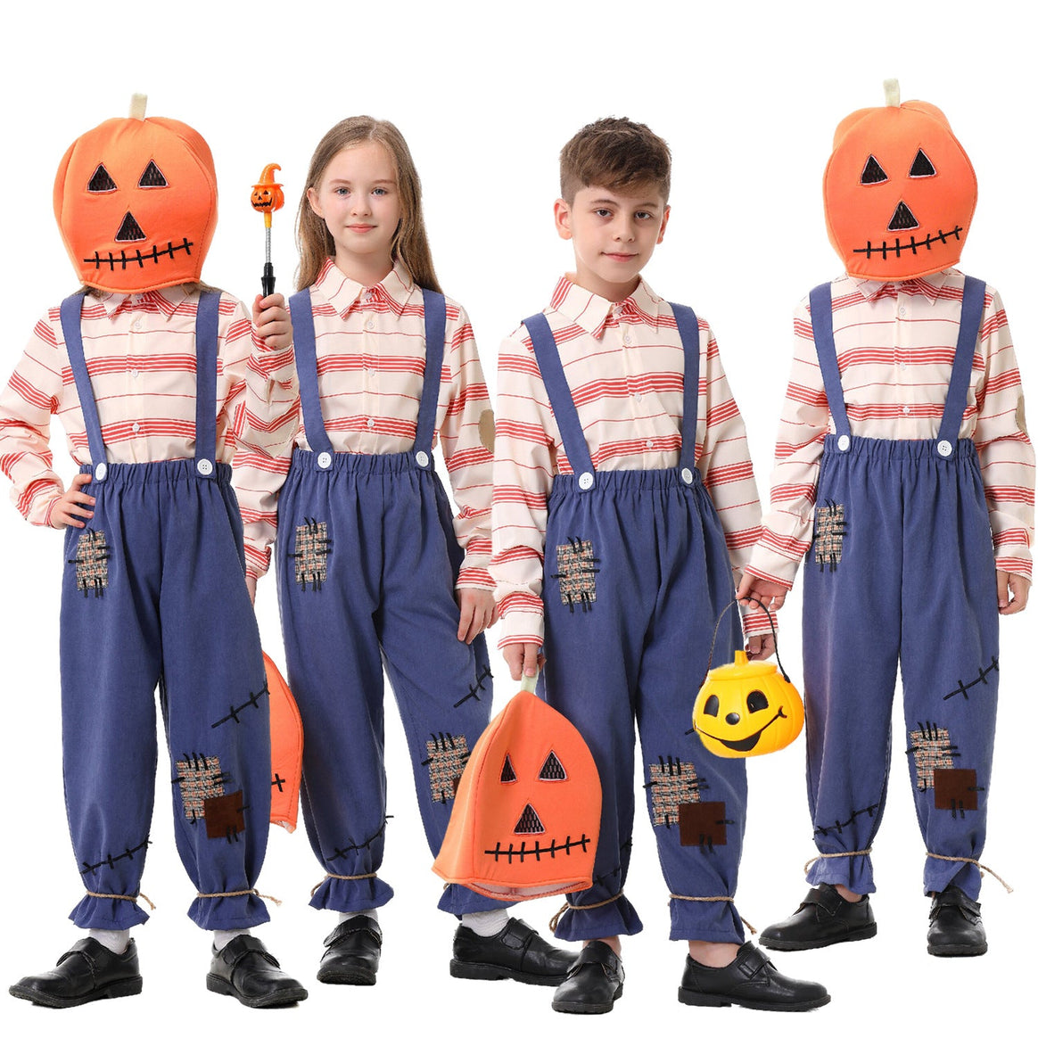 Children's Costume as Pumpkin Farmer Mune Fashion