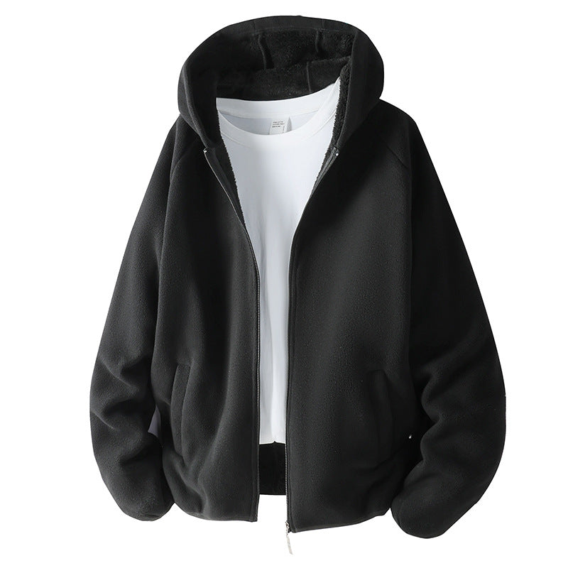 Unisex Fleece jacket with teddy lining and hood Mune Fashion