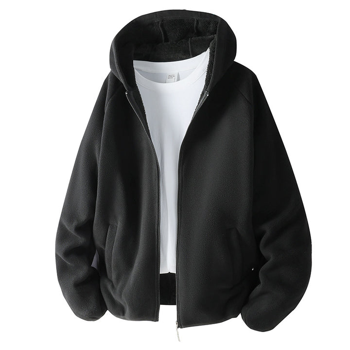 Unisex Fleece jacket with teddy lining and hood Mune Fashion