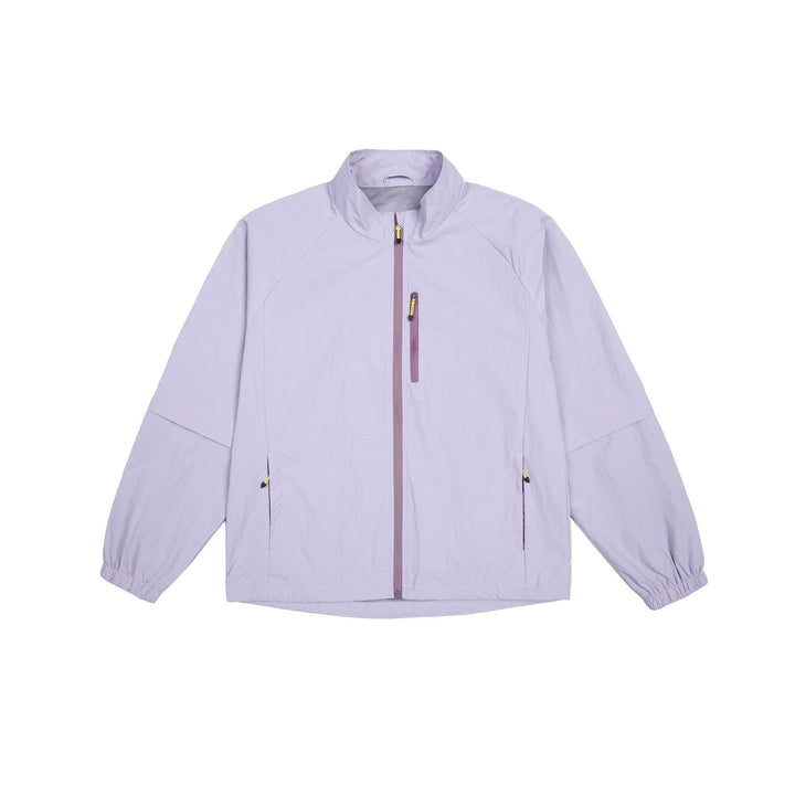 Men's lightweight ripstop overlay jacket with stand-up collar, chest pocket, and elastic cuffs Mune Fashion