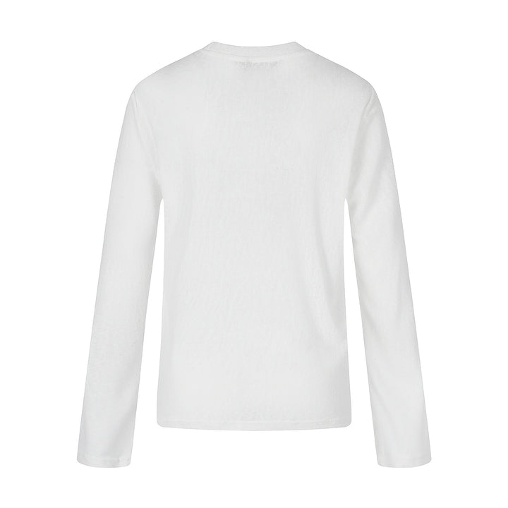 Unisex Long Sleeve Sweatshirt with Vintage Print and Crew Neck Mune Fashion