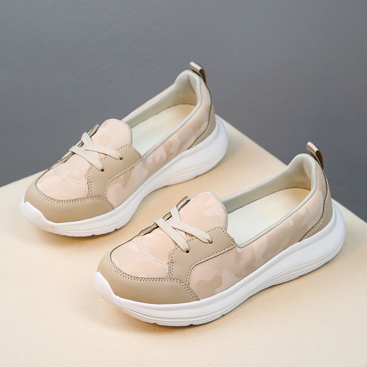 Women's nan comfortable slip-on sneakers with memory footbed and cushioned foam sole Mune Fashion