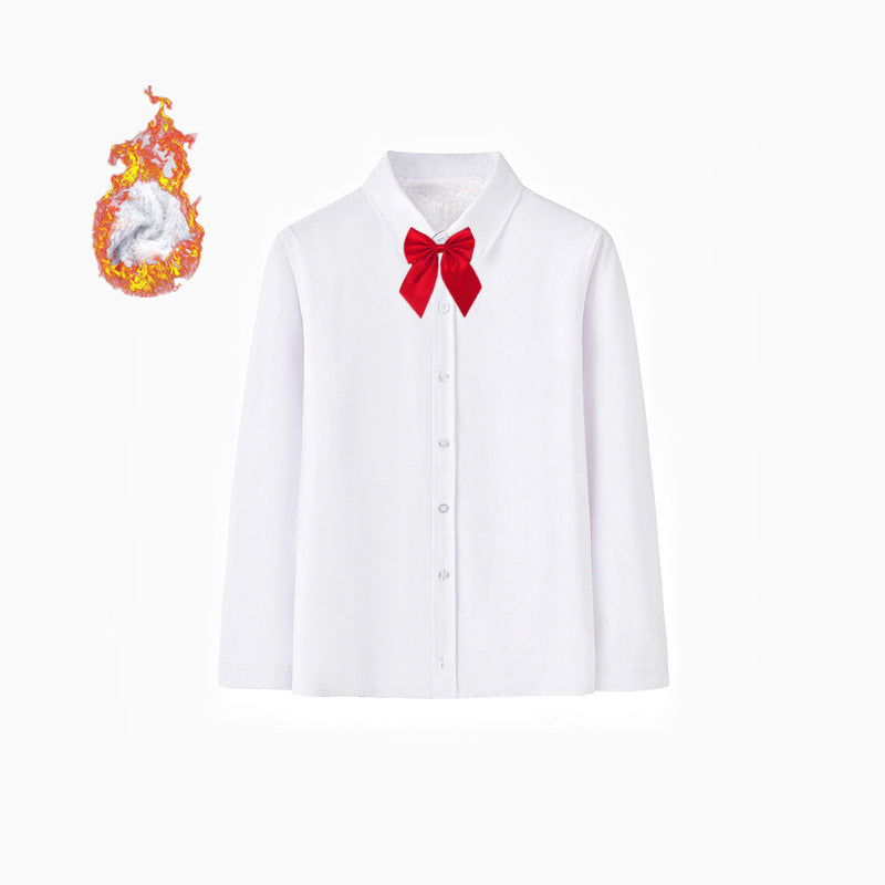 Ladies Elegant Long Sleeve Shirt with Soft Inner Side Mune Fashion