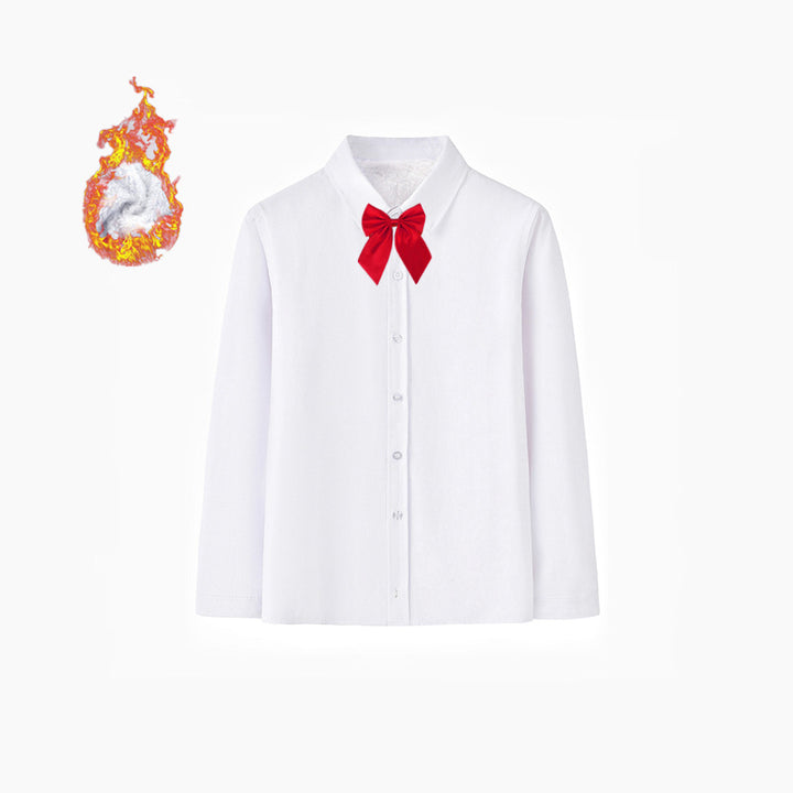 Ladies Elegant Long Sleeve Shirt with Soft Inner Side Mune Fashion