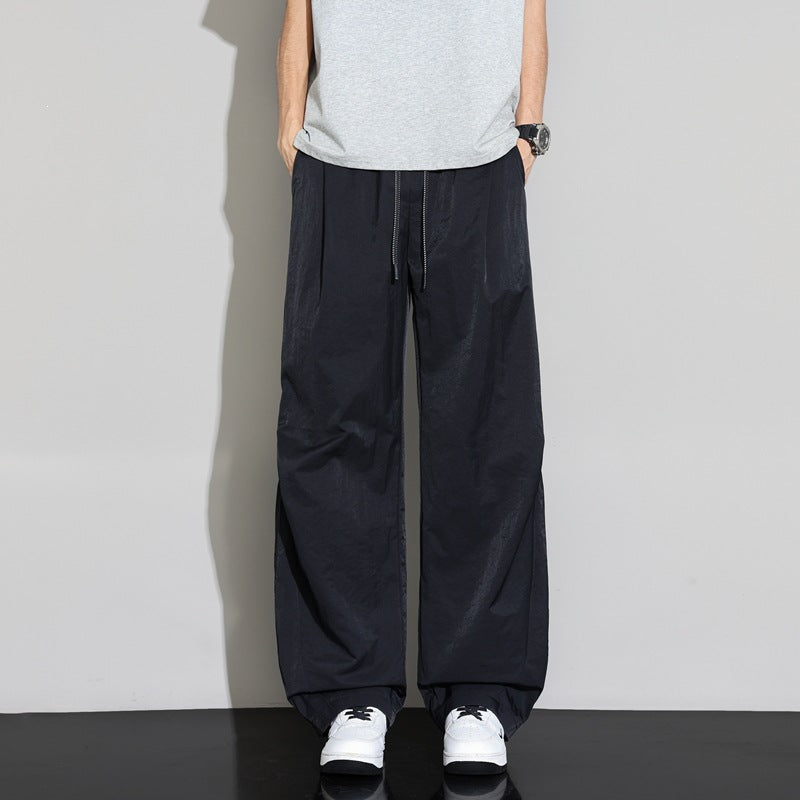 Men's loose nylon casual pants Mune Fashion