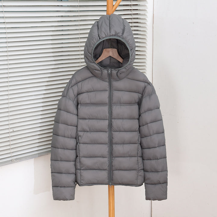 Women's nano ultralight padded short jacket with thermo insulation, ergonomic hood and packable design Mune Fashion