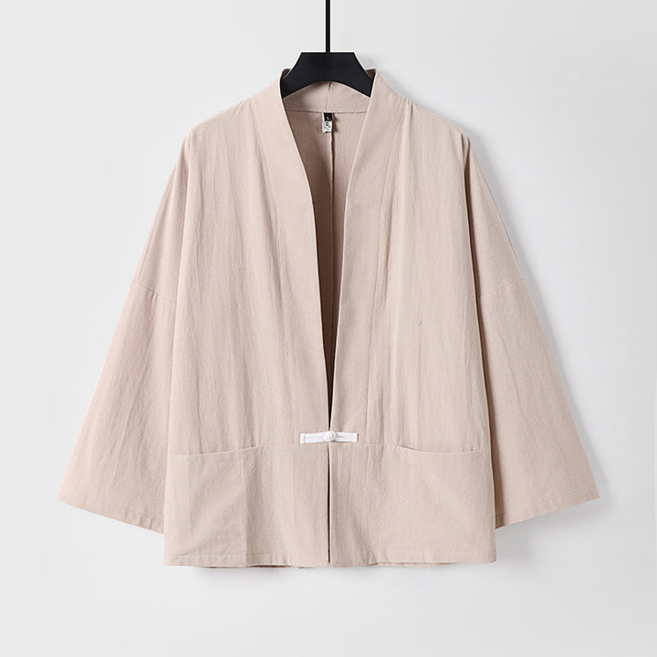 Women's Lightweight Kimono Jacket made of Cotton Blend with Loose Fit Mune Fashion