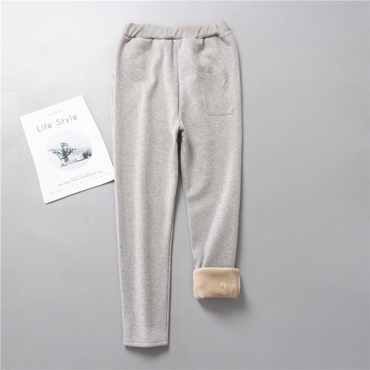 Women nan insulated thermal joggers with drawstring, side pockets, and slim leg Mune Fashion