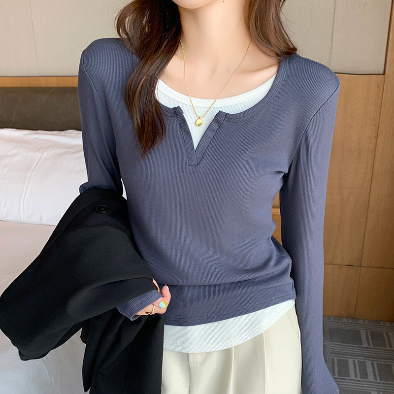 Women's elegantly cut long sleeve shirt Mune Fashion