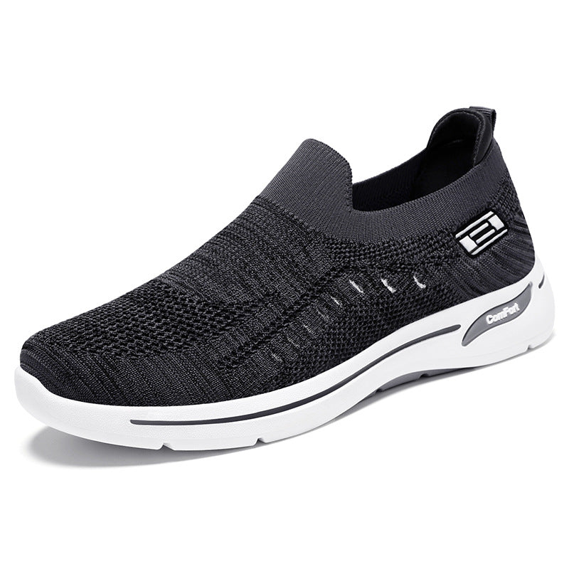 Ladies' ultralight knitted slip-on walking sneakers with seamless sock upper and cushioning EVA comfort midsole Mune Fashion