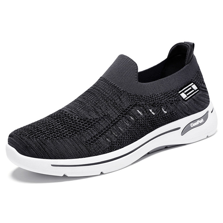 Ladies' ultralight knitted slip-on walking sneakers with seamless sock upper and cushioning EVA comfort midsole Mune Fashion