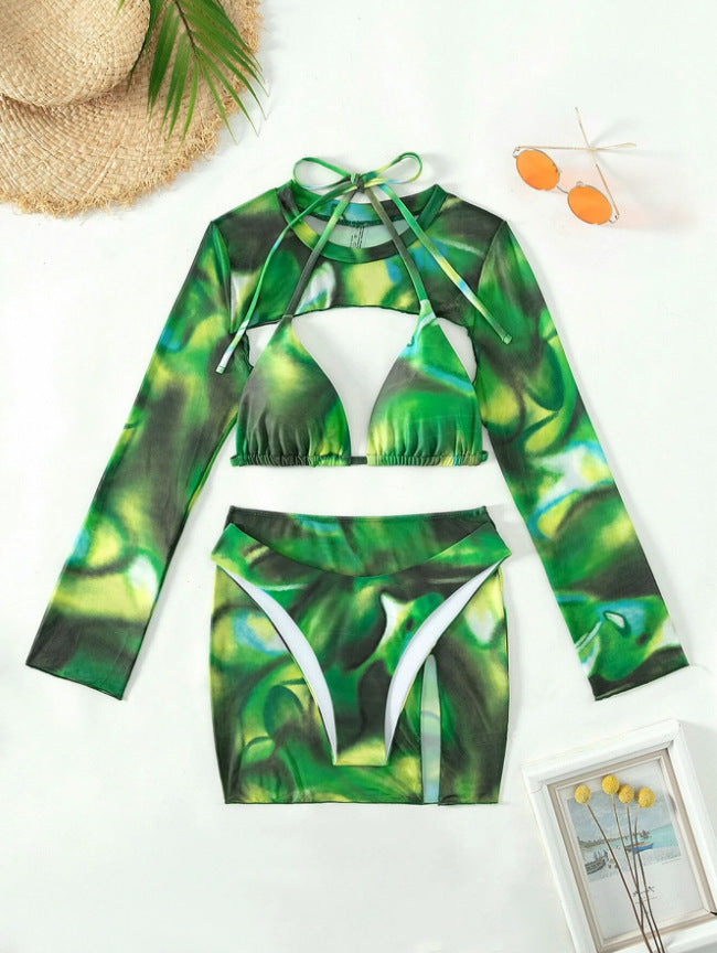 Women's bikini set with long sleeve top Mune Fashion