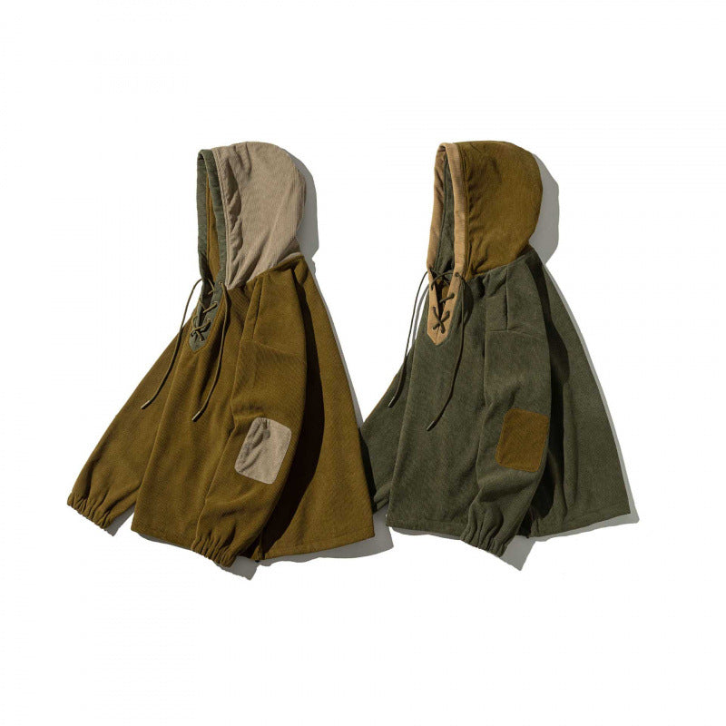 Unisex Oversize Hoodie with Lacing and Kangaroo Pockets Mune Fashion