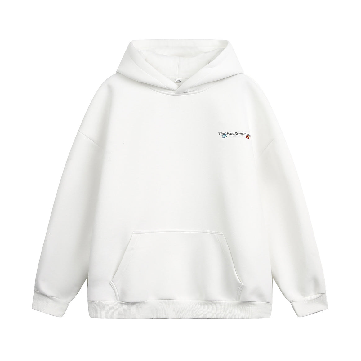 Unisex Simple Hoodie with balloon-shaped oversized cut, lined hood & kangaroo pocket Mune Fashion