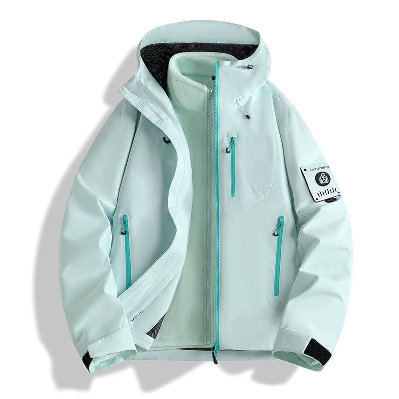 Men's functional softshell jacket with removable fleece lining Mune Fashion