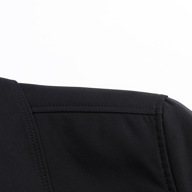 Men Elegant Slim-Fit Trench Coat with Classic Button Placket and Adjustable Cuffs Mune Fashion