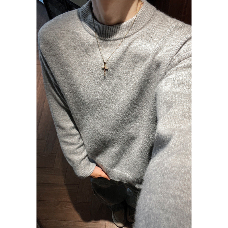 Men's Fashion Round Neck Sweater Mune Fashion