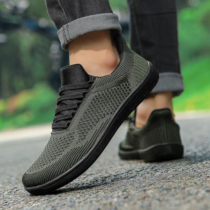 Men's knitted slip-on sneakers with sock-like upper and flexible comfort sole Mune Fashion