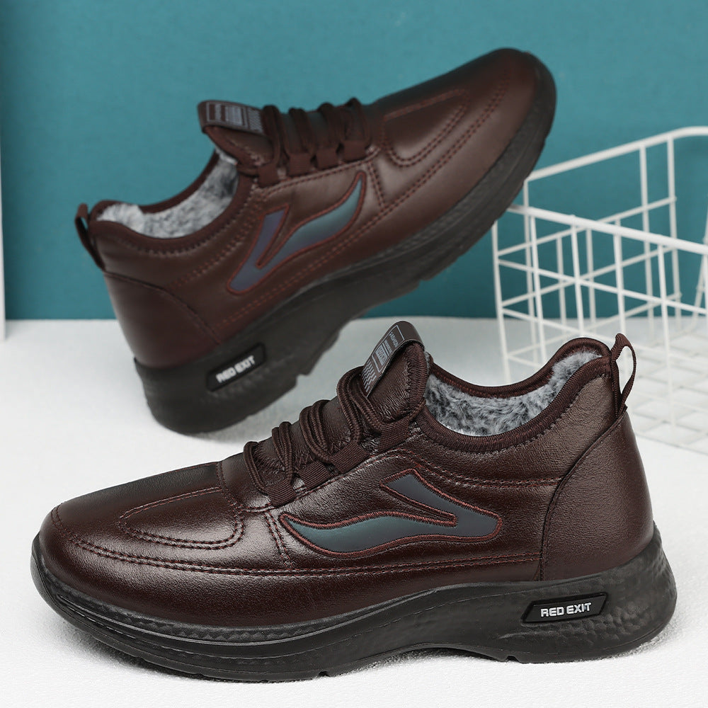 Women's Sporty Sheepskin Sneakers with Non-Slip Sole Mune Fashion