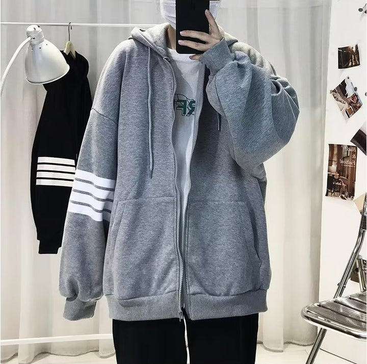 Unisex Comfortable Oversized Hoodie Jacket with Textured Design Mune Fashion