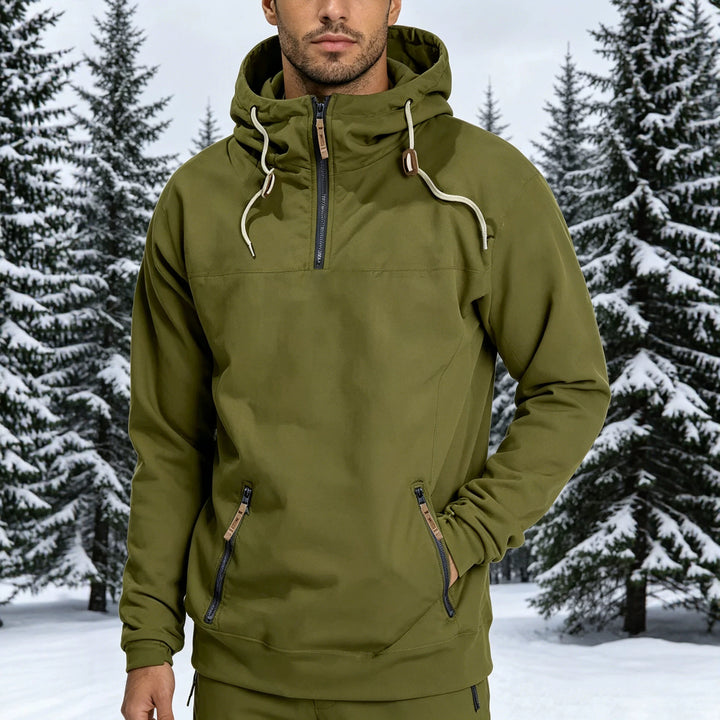 Men's Windproof Hooded Jacket Mune Fashion