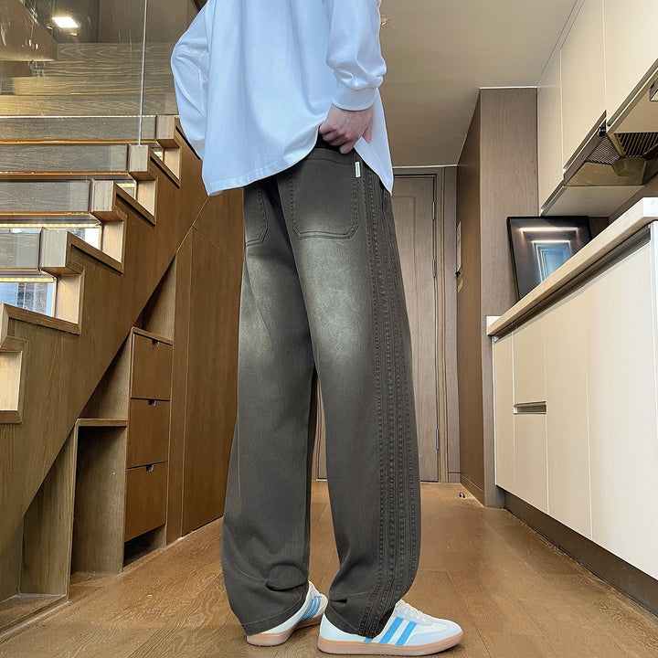 Women's loose leisure pants with elastic waist and drawstring Mune Fashion