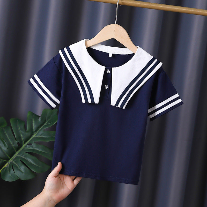 Girl Sailor T-Shirt Mune Fashion