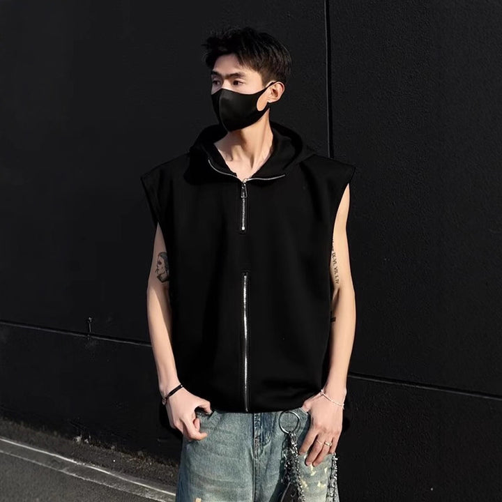Men's Stylish Hooded Vest Mune Fashion