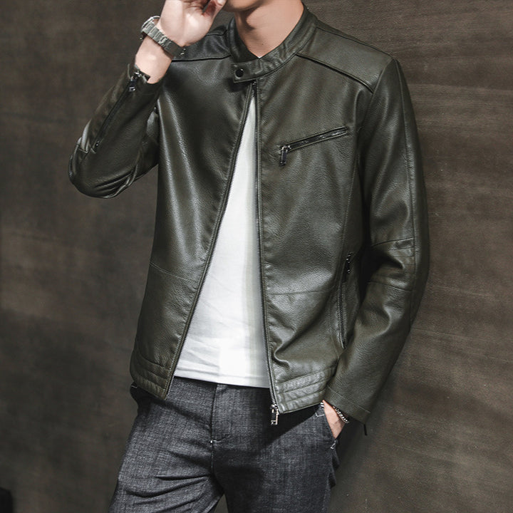 Men's Fashion Faux Leather Jacket Mune Fashion 1788321727