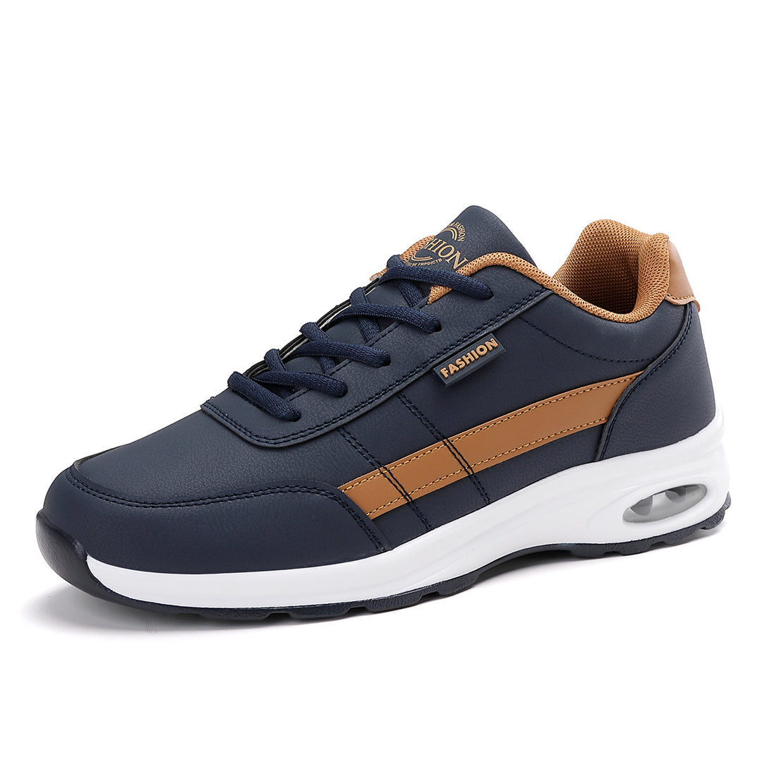 Men's nan comfort lace-ups made of synthetic leather with visible air chamber and padded insole Mune Fashion
