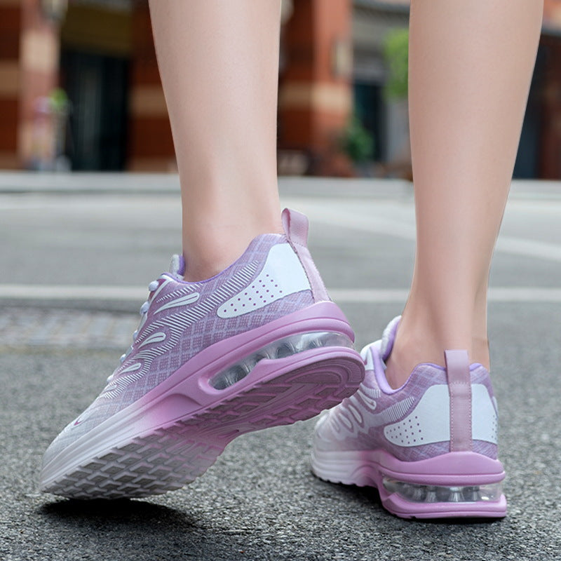 Women's nan performance-oriented fitness sneakers with visible air cushioning and seamless knit upper material Mune Fashion