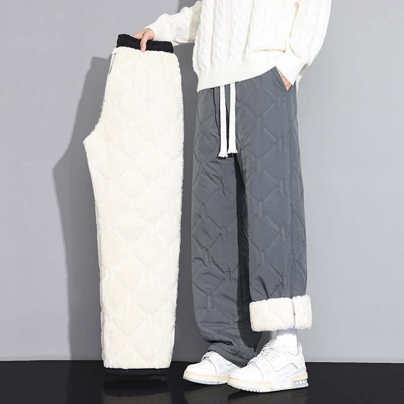 Women’s fashionable and warm quilted leisure pants