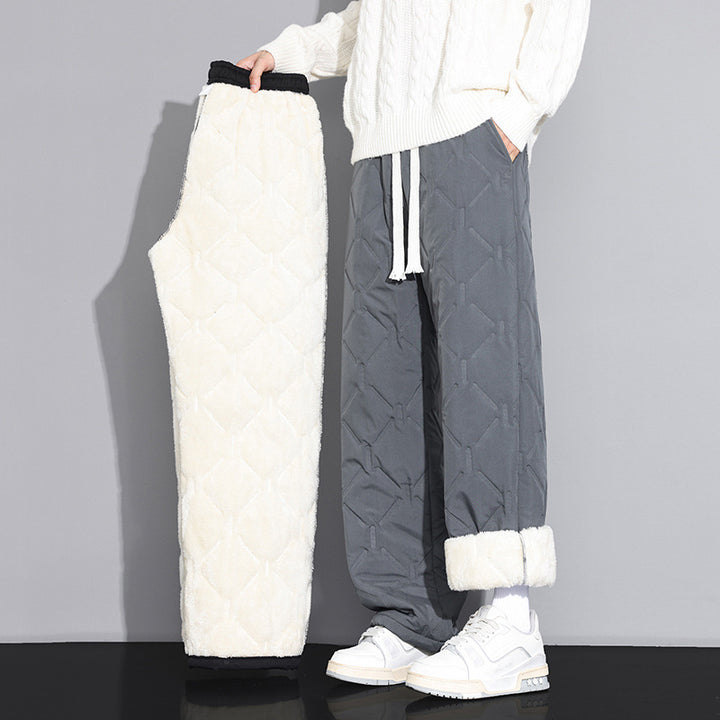 Women’s fashionable and warm quilted leisure pants