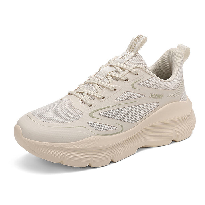 Women's trendy volume sneakers with breathable mesh, reinforcing overlays, and extra cushioned wedge sole Mune Fashion