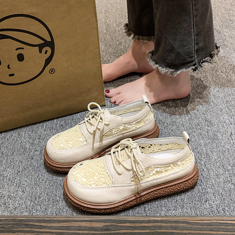 Women Comfortable Leisure Sneakers with Breathable Surface Structure Mune Fashion