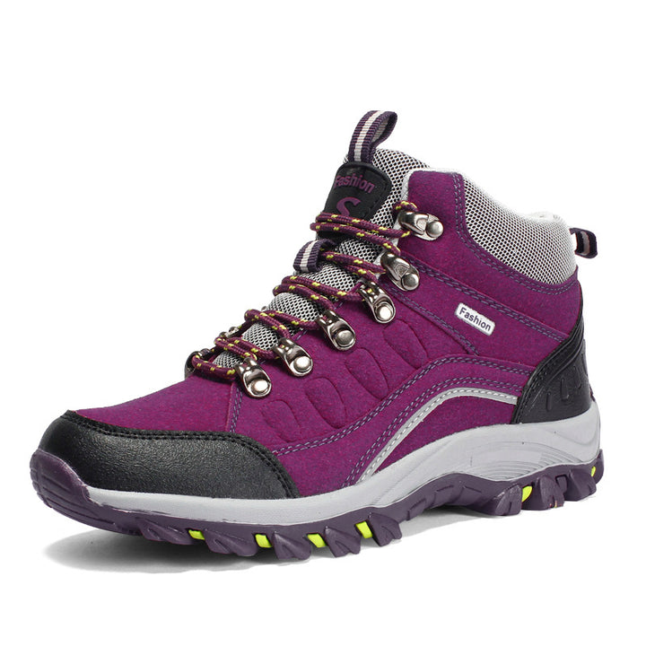Women's Ankle-High Lightweight Trail Trekking Boots with Reinforced Toe Cap, Padded Ankle Collar, and Slip-Resistant Multi-Grip Outsole Mune Fashion