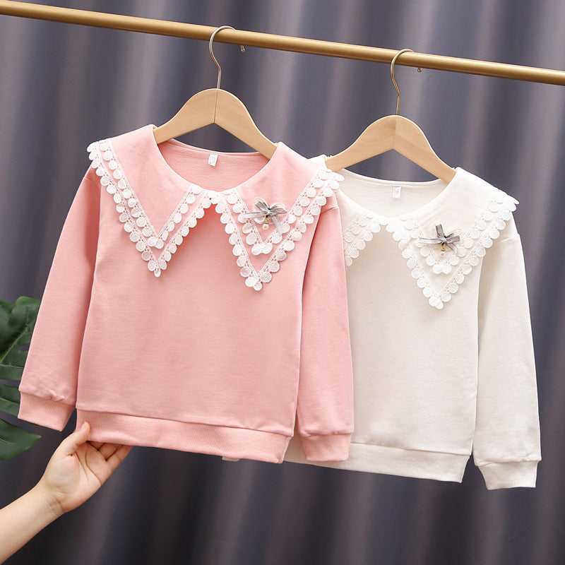 Ladies sweatshirt with wide collar Mune Fashion